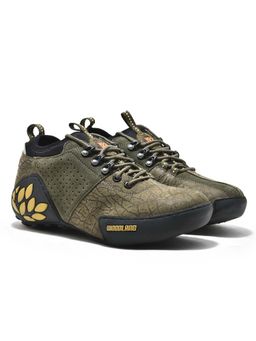 WOODLAND - Men Olive Nubuck Sneakers