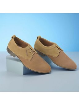 WOODLAND - Men Khaki Nubuck Sneakers