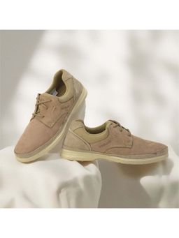 WOODLAND - Men Khaki Nubuck Sneakers