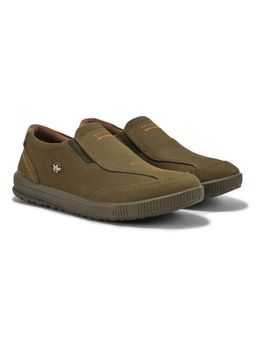 WOODLAND - Men Olive Nubuck Sneakers