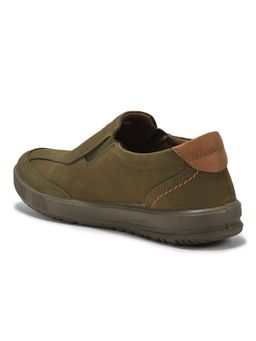 WOODLAND - Men Olive Nubuck Sneakers