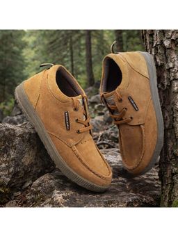 WOODLAND - Men Brown Nubuck Sneakers