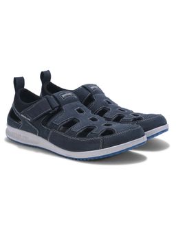 WOODLAND - Men Navy Blue Nubuck Sandals