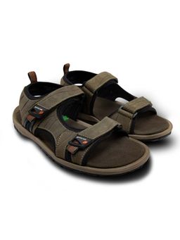 WOODLAND - Men Olive Nubuck Sandals