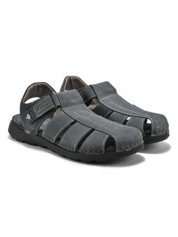 WOODLAND - Men Navy Blue Nubuck Sandals
