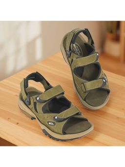 WOODLAND - Men Olive Nubuck Sandals