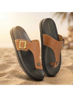 WOODLAND - Men Brown Nubuck Sandals