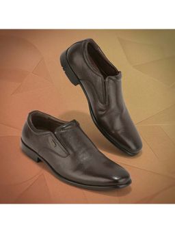 WOODLAND - Men Brown Leather Loafers