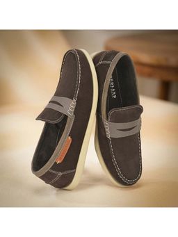 WOODLAND - Men Brown Nubuck Sneakers