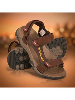WOODLAND - Men Brown Fabric Sandals