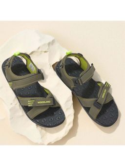 WOODLAND - Men Olive Pu Sandals