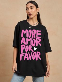 COLOR CAPITAL - Typography Oversized T-Shirt