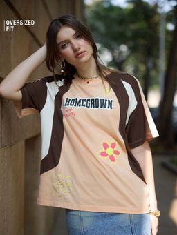 The Souled Store - Originals: Homegrown Women Oversized T-Shirt