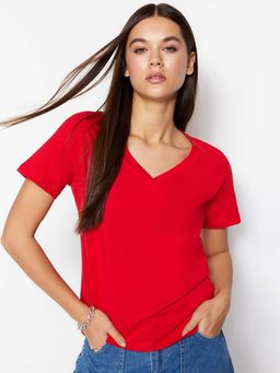 COLOR CAPITAL - Relaxed Fit V Neck T-Shirt