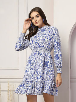 Style Quotient - Women White Floral Printed Dress