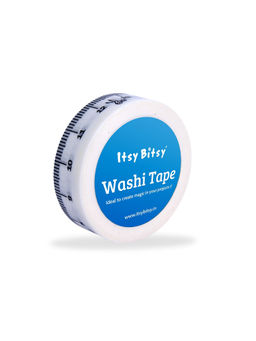 Itsy Bitsy - Washi Tape Measuring Tape 15mm x 10Mtr 1 Roll
