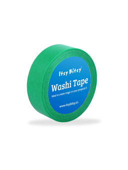 Itsy Bitsy - Washi Tape Solid Emerald 15mm x 10Mtr 1 Roll