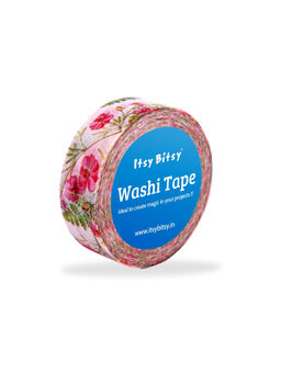 Itsy Bitsy - Washi Tape Floral Joy 15mm x 10Mtr 1 Roll