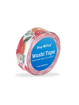 Itsy Bitsy - Washi Tape Summer Flora 15mm x 10Mtr 1 Roll