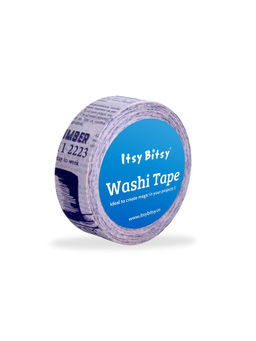 Itsy Bitsy - Washi Tape Paper Print 15mm x 10Mtr 1 Roll