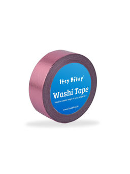 Itsy Bitsy - Washi Tape Metallic Pink 15mm x 10Mtr 1 Roll