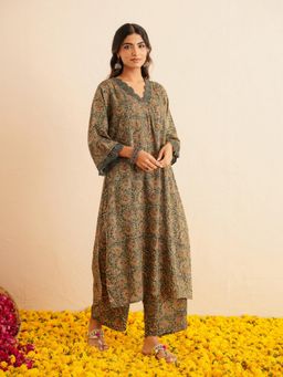 GOODHAND - Cotton Printed Kurta with Pant
