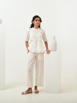 ROHO - Straight Smocked Pant