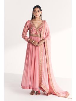 STUDIO BAGECHAA - Kamya Light Pink Anarkali with Dupatta