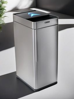 UMAI - Stainless Steel Dustbin with Lid 42L Automatic Smart Sensor Silver