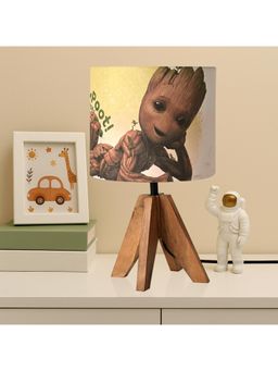 Kuber Industries - Desk-Table Night Stand Lamp for Kids & Students- Marvel Groot - Green