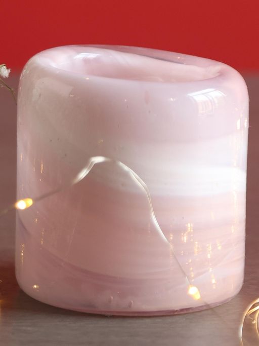 Revive Home Vintage Marble Candle Holder