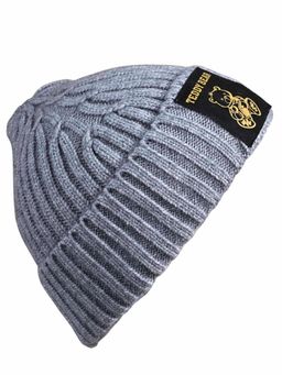 CAZZANO - Unisex Winter Solid Grey Beanie