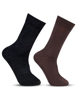 Bonjour - Mens Wool Winter Socks - Multi-Color