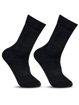 Bonjour - Mens Wool Winter Socks - Black