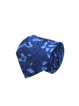 CAZZANO - Men Fashion Printed Blue Tie