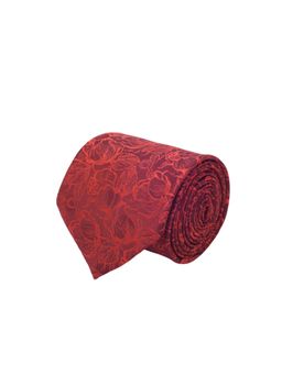 CAZZANO - Men Fashion Floral Red Tie
