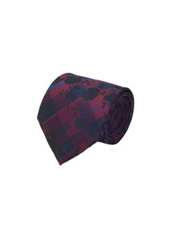 CAZZANO - Men Fashion Checks Purple Tie