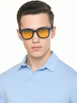 Vincent Chase - Yellow Blue Full Rim Square Style Cast PC VC S17386-C2 Sunglasses