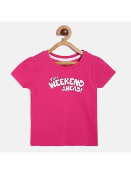 MINI KLUB - Kids Girls Magenta Knit Top