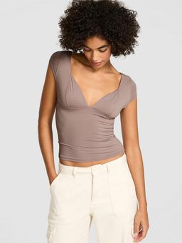 Victoria's Secret - Mauve Base Stretch Bustier Top