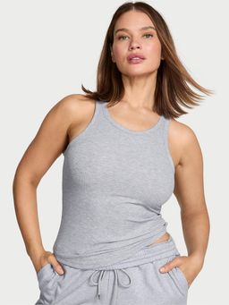 Victoria's Secret - Grey Angel Essentials VS Iconic Rib Racerback Tank Top