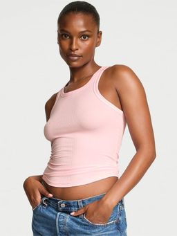 Victoria's Secret - Pink Angel Essentials VS Iconic Rib Racerback Tank Top