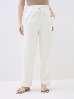 ELLE - Women Off White Regular Fit Pant