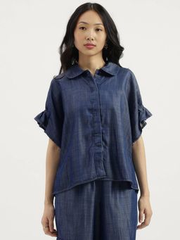 United Colors of Benetton - Blue Collar Solid Shirt