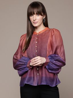 Label Ritu Kumar - Full Sleeves Ombre Top