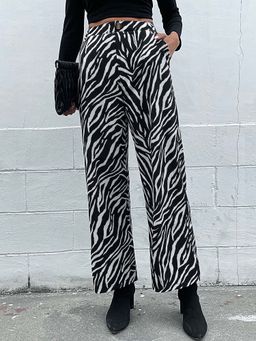 Outzidr - Black Printed Pant