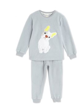 CHERRY CRUMBLE BY NITT HYMAN - Blue Cute Night Suit (Set of 2)