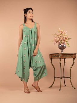 Pasha India - Seafoam Green Strap Jumpsuit