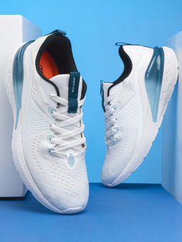 Red Tape - Men Solid White & Blue Walking Shoes