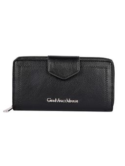 GIAN MARCO VENTURI - Piccolo Black Soft One Size Wallet